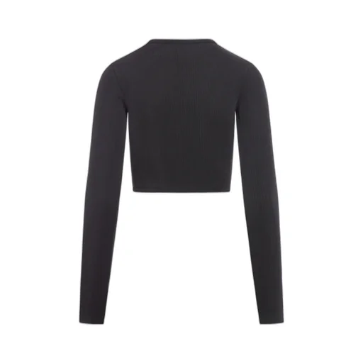 Long-Sleeved Cropped Top