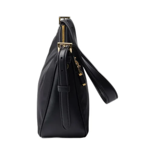 Logo Plaque Padlock-Detailed Shoulder Bag