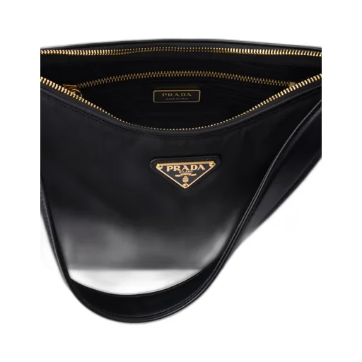 Logo Plaque Padlock-Detailed Shoulder Bag