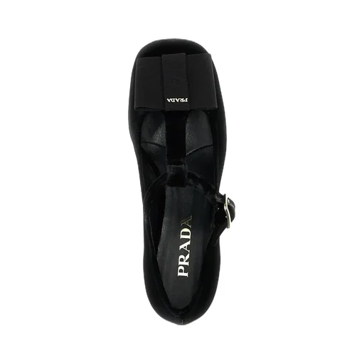 Block Heel Velvet Pumps