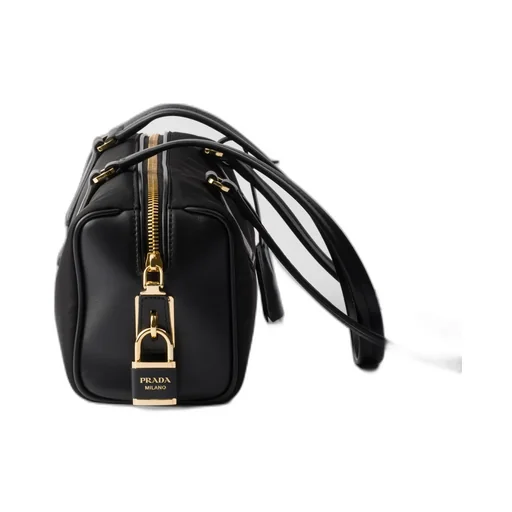 Logo Plaque Padlock-Detailed Medium Tote Bag
