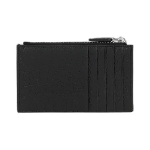 Logo Plaque Zipped Wallet