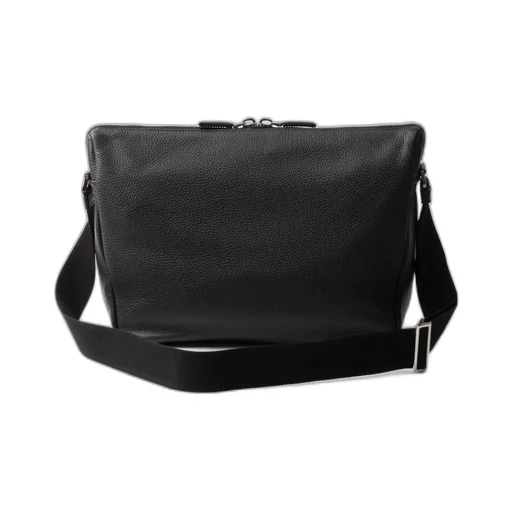 Logo Plaque Zipped Shoulder Bag