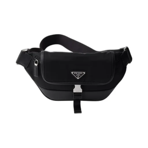 Re-Nylon And Saffiano Leather Shoulder Bag