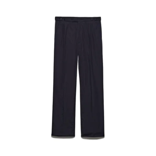 Pleat Detailed Wide Leg Trousers