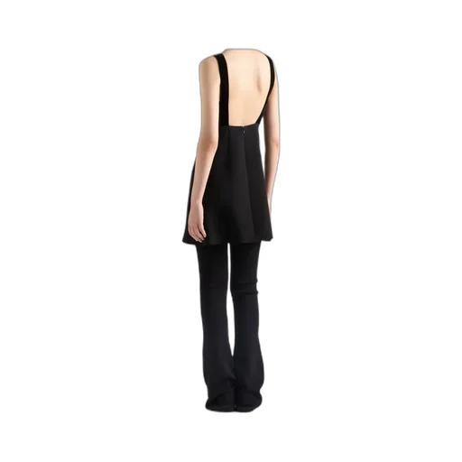 Bow Detailed Cady Mini Dress