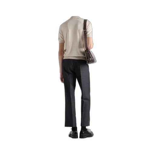 Logo-Jacquard Short-Sleeved Polo Shirt