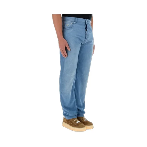 Light Denim Five-Pocket Jeans