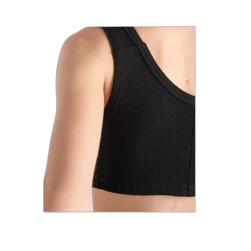 Sleeveless Knitted Cropped Top