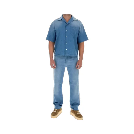 Light Denim Five-Pocket Jeans