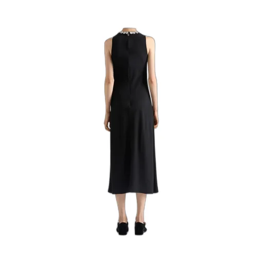 Embellished Sleeveless Midi Dress