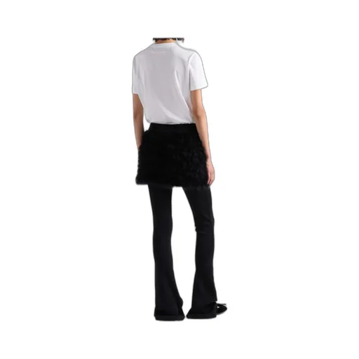 Jersey T-Shirt With Embroidered Triangle