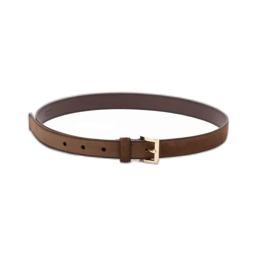 Logo Plaque Buckle Belt