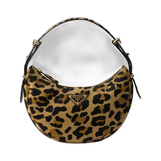 Arqué Printed Leather Shoulder Bag