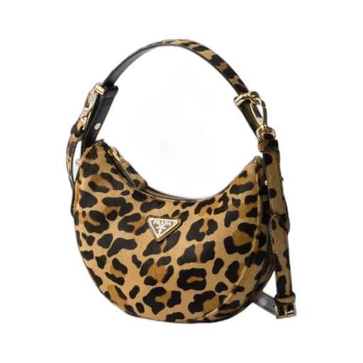 Arqué Printed Leather Shoulder Bag