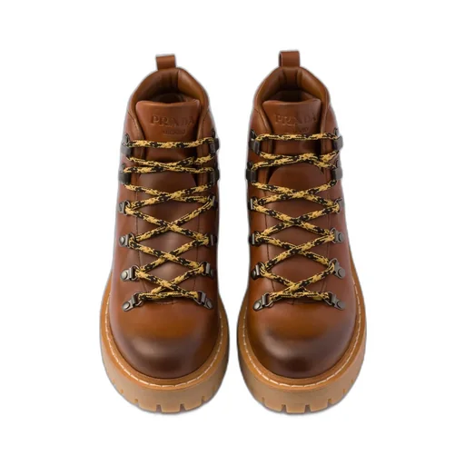 Leather Laced Booties