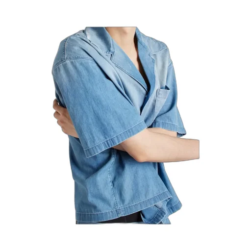 Light Denim Bowling Shirt