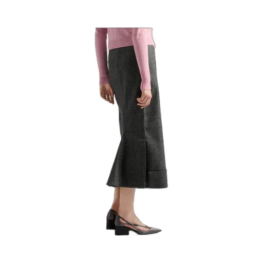 High-Rise A-Line Maxi Skirt