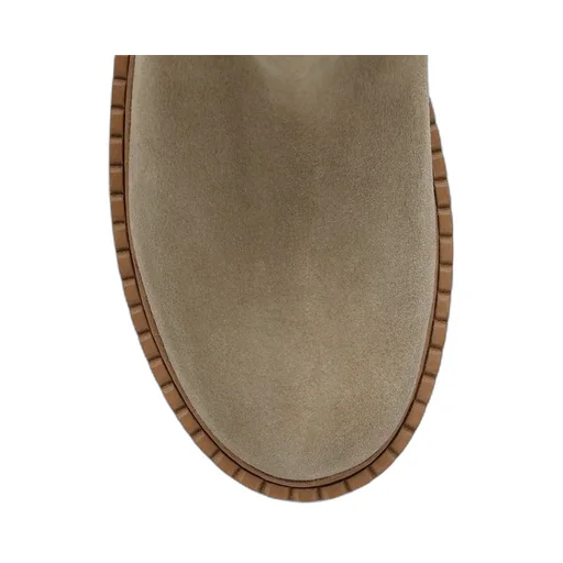 Triangle-Logo Slip-On Boots