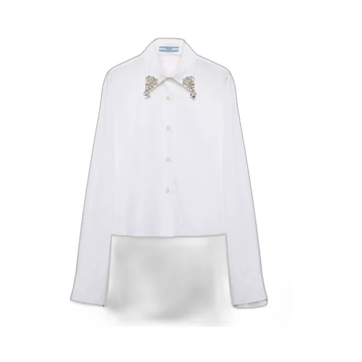 Embellished Button-Up Shirt