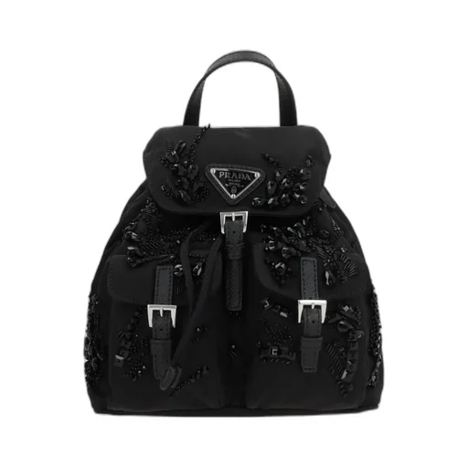 Enamel Triangle-Logo Backpack