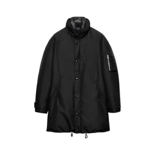 High Neck Buttoned Coat