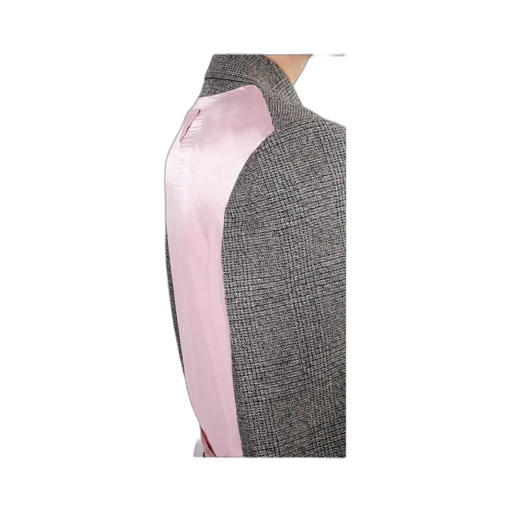 Double-Breasted Prince Of Wales Checked Jacket