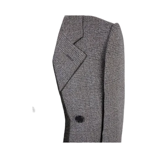 Double-Breasted Prince Of Wales Checked Jacket