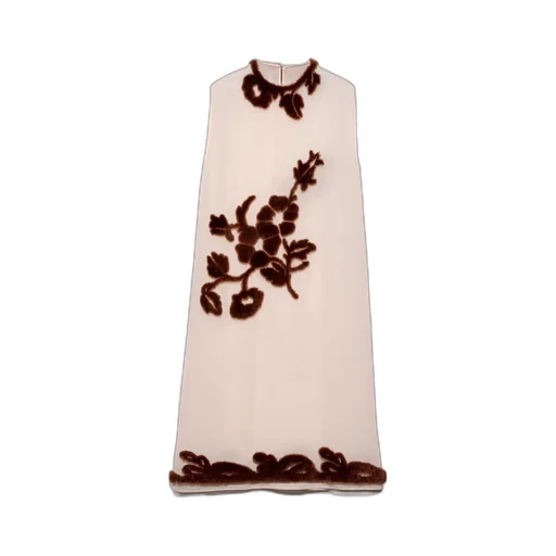 Embroidered Georgette Dress