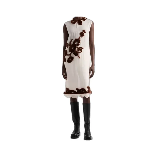 Embroidered Georgette Dress