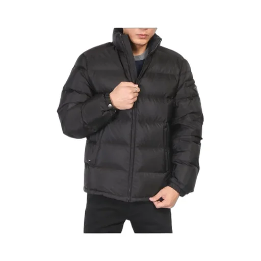 Logo Quilted Down Jacket