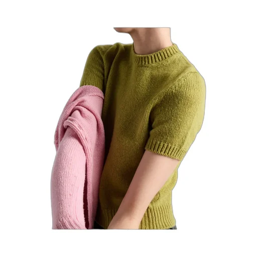Ribbed Knit Crewneck Sweater