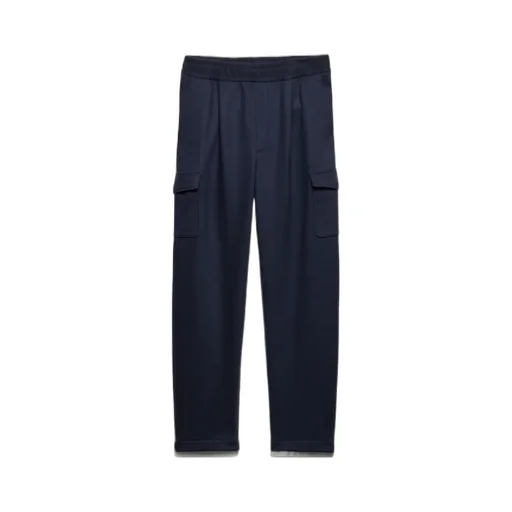 Logo-Patch Tapered Leg Cargo Pants