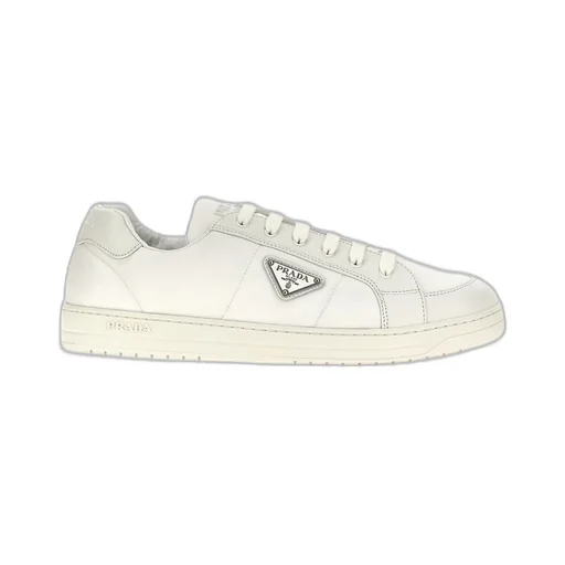 Downtown Triangle-Logo Lace-Up Sneakers