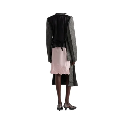 Mouliné Wool Midi-Skirt