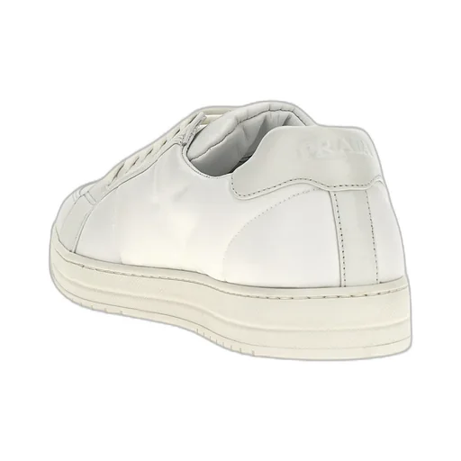 Downtown Triangle-Logo Lace-Up Sneakers