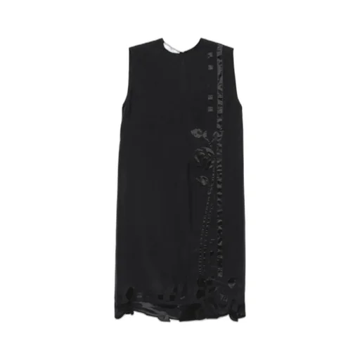 Crewneck Sleeveless Dress