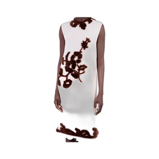 Embroidered Georgette Dress