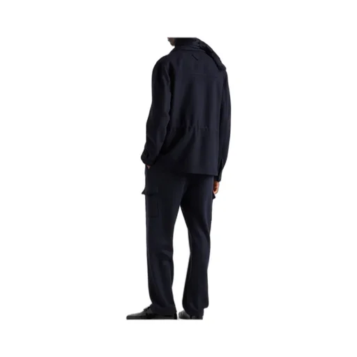 Logo-Patch Tapered Leg Cargo Pants