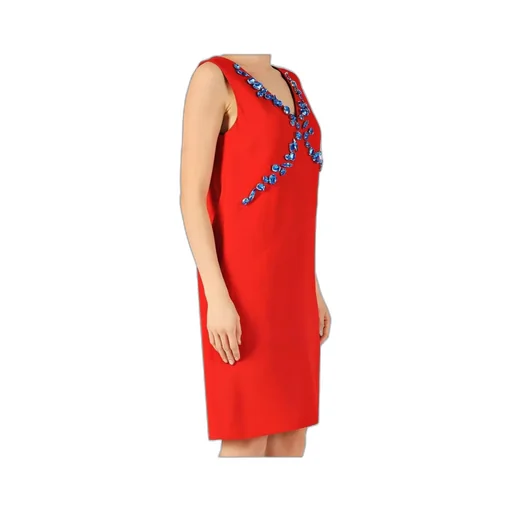 Sleeveless V-Neck Dress