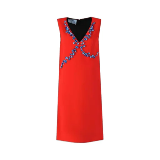 Sleeveless V-Neck Dress