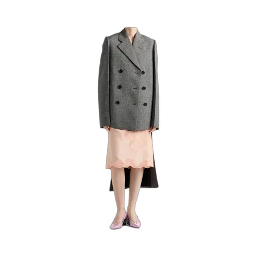 Double-Breasted Prince Of Wales Checked Jacket