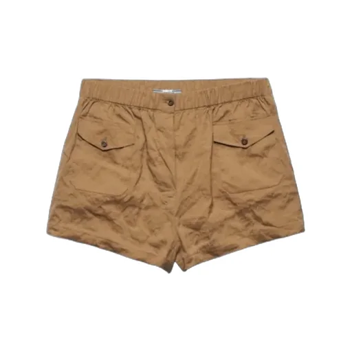 Elasticated Waistband Stretched Shorts