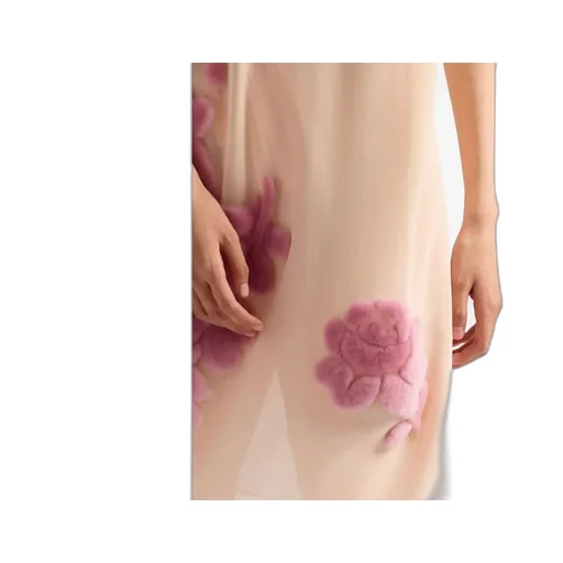 Embroidered Georgette Dress