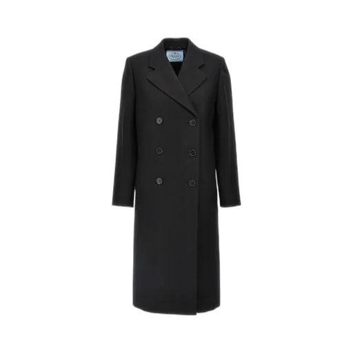 Double-Breasted Long Sleeved Coat