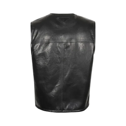 V-Neck Zip-Up Gilet