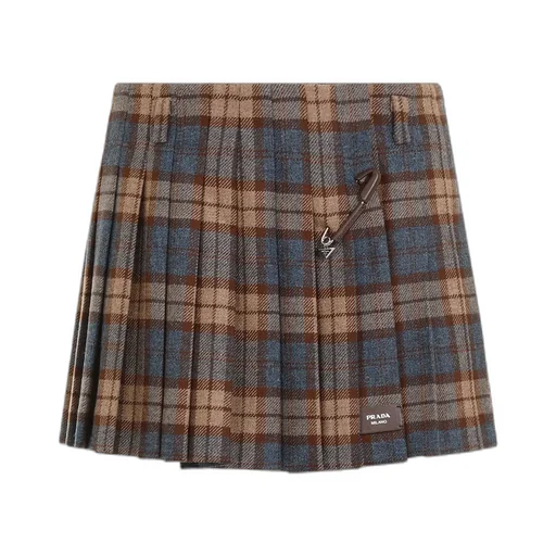 Checked Mini Skirt
