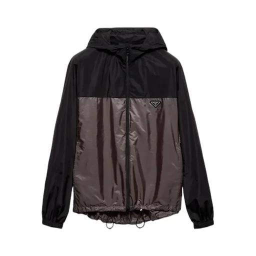 Triangle-Logo Zipped Jacket