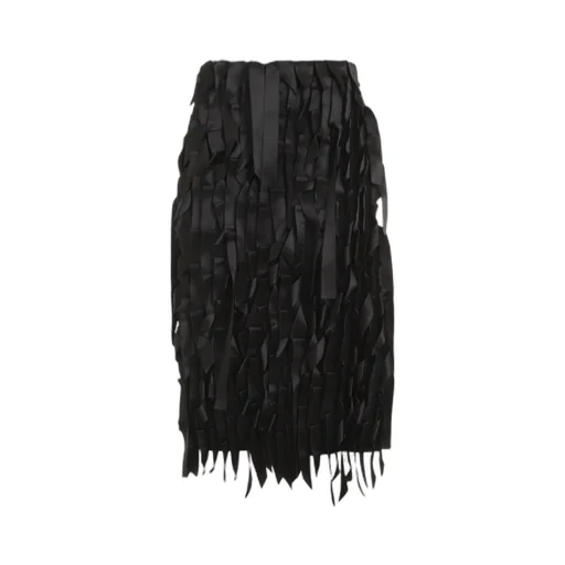Fringe-Detailed Skirt