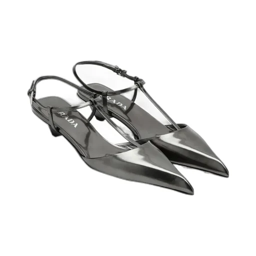 35Mm Metallic-Finish Pumps